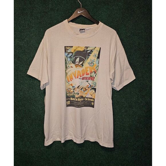 Warner Bros Marvin The Martian Invaders vintage Movie Promo T-Shirt Looney Tunes - Picture 1 of 6